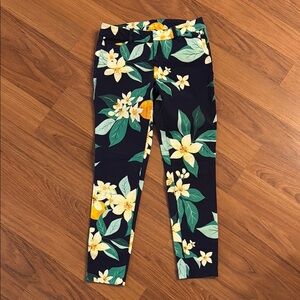 Orange Blossom Print Old Navy Pants